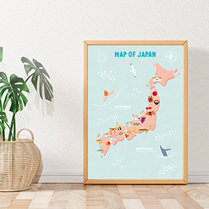 日本地図　全国