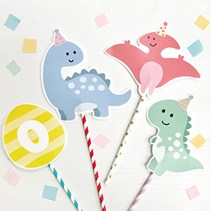 誕生日　恐竜フォトプロップス