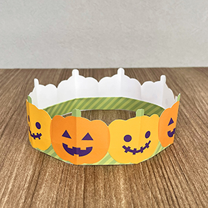 ハロウィンかんむり　かぼちゃ