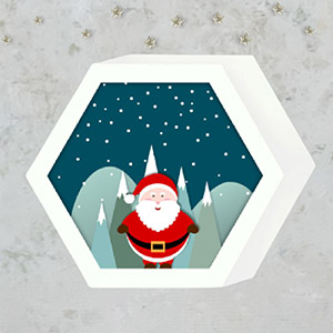 クリスマスオーナメント　サンタ
