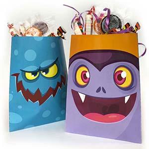 ハロウィン　バック　モンスター