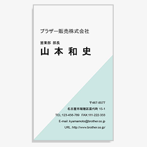 スタンダード名刺 縦13