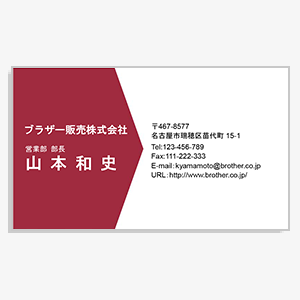スタンダード名刺 横17