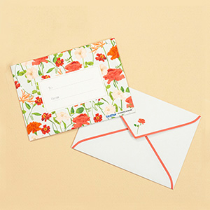 日比谷花壇封筒秋冬