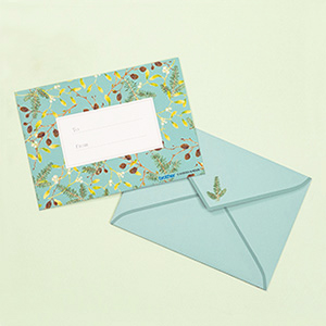 日比谷花壇封筒秋冬