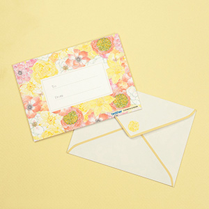 日比谷花壇封筒春夏