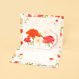 日比谷花壇ポップアップカード秋冬