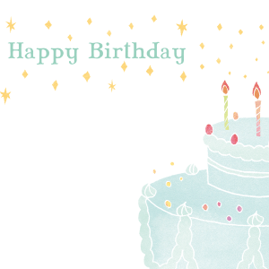 お誕生日ケーキ