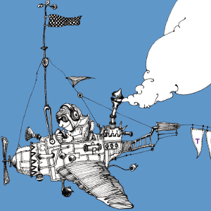From the blue sky