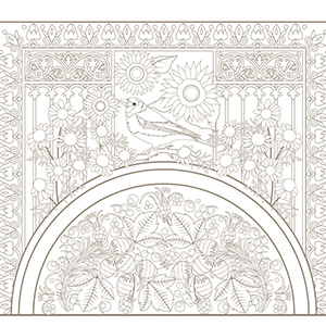 【大人の塗り絵素材】E_04