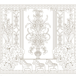 【大人の塗り絵素材】カレンダーE_06