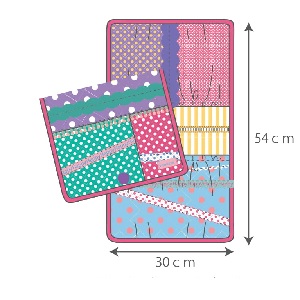 [ミシンレシピ] スマートにお出かけ！Bigサイズのトラベルポーチ