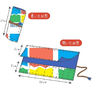 [ミシンレシピ] お洒落で便利！カトラリーケース
