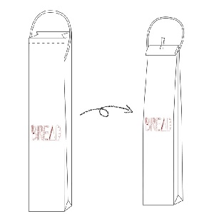 [ミシンレシピ]フランスパン型バッグの作り方