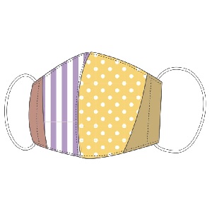 [ミシンレシピ] ハギレをおしゃれな立体マスクにリメイク！