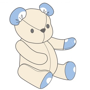[ミシンレシピ]ロンパースをクマのぬいぐるみにリメイク！