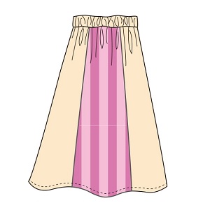 [ミシンレシピ]着物をスカートにリメイク！