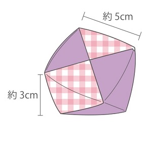 [ミシンレシピ]ハギレをざぶとん型お手玉にリメイク！