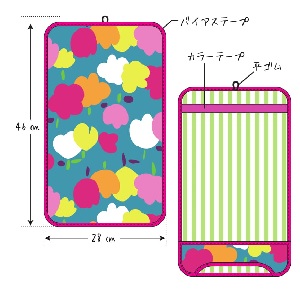 [ミシンレシピ] お子さん好みにアレンジ！ランドセルカバー