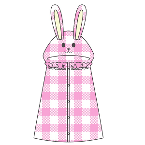 [ミシンレシピ] うさみみ付！プールタオル