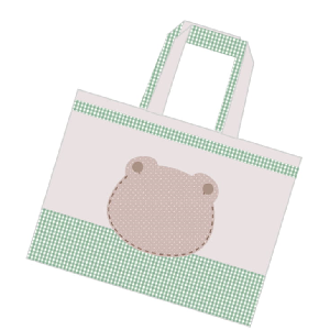 [ミシンレシピ] 入園入学準備・切り替え入りのトートバッグ
