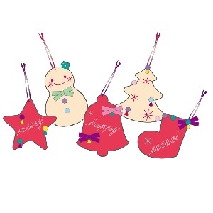 [ミシンレシピ] 手作りクリスマス！！デコレーションオーナメント