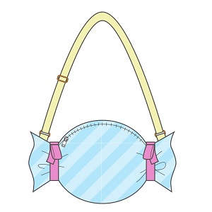 [ミシンレシピ] キュートにおでかけ☆キャンディポシェット