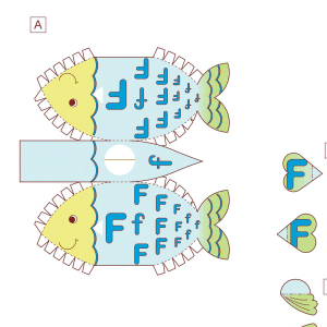 「アルファベットシリーズ」Fish（さかな）