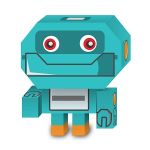 ロボットのペーパークラフト