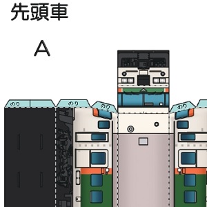 JR東日本 在来線 電車 ペーパークラフト 185系 特急「踊り子号」(新塗装)