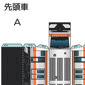 JR東日本 在来線 電車 ペーパークラフト E233系0番台「中央快速線」