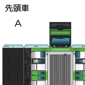 JR東日本 在来線 電車 ペーパークラフト E235系「山手線」