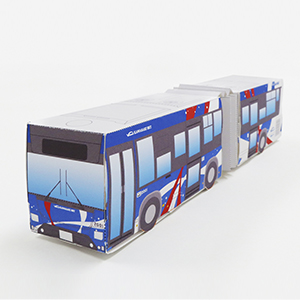 ペーパークラフト　バスキット（KAWASAKI BRT）