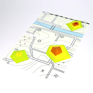 地図記号　等高線