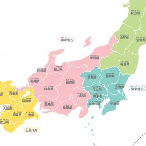 日本地図ポスター