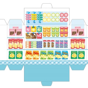 「空き箱ハウス」コンビニ陳列棚