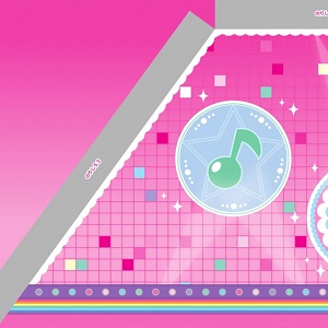 「アイドルチェンジ！メロディアスライツ」ステージ床　左
