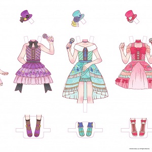 「アイドルチェンジ！メロディアスライツ」ドレススタイル