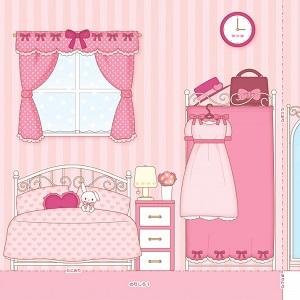 「アイドルチェンジ！メロディアスライツ」しえる　部屋　壁