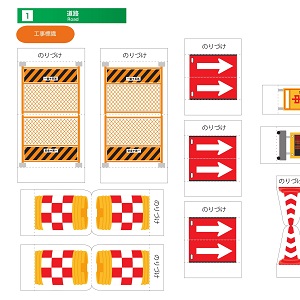 NEXCO中日本 全面協力「みちづくりキット」工事標識