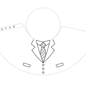 「立体塗り絵」おとうさん