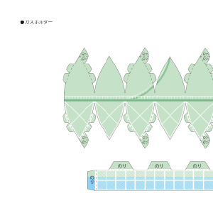 まちづくりキットのペーパークラフト