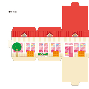 まちづくりキットのペーパークラフト