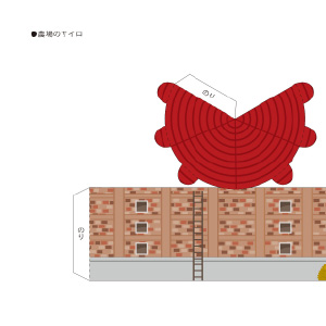 「まちづくりキット」農場の建物（サイロ）