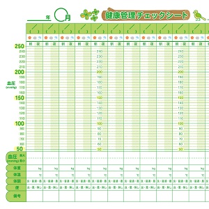 健康管理チェックシート8