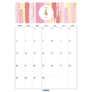 4月はじまりカレンダー1