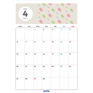 4月はじまりカレンダー2