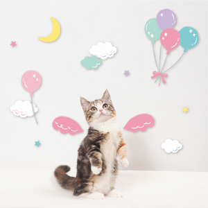 猫用寝相アートセット_2