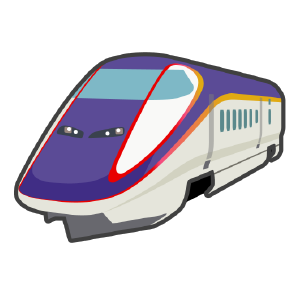 JR東日本 新幹線スタンプ素材