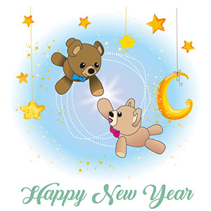 結婚報告_クマと星